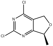 (S)-2,4-二氯-7-甲基-5,7-二氢呋喃[3,4-D]嘧啶 结构式