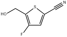 4-氟-5-(羟甲基)噻吩-2-腈 结构式