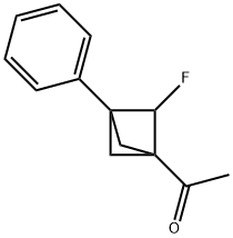 1-(2-氟-3-苯基双环[1.1.1]戊-1-基)乙-1-酮 结构式