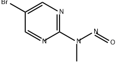 (5-溴嘧啶-2-基)甲基亚硝胺 结构式