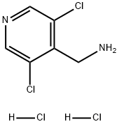 (3,5-二氯吡啶-4-基)甲胺(二盐酸盐) 结构式