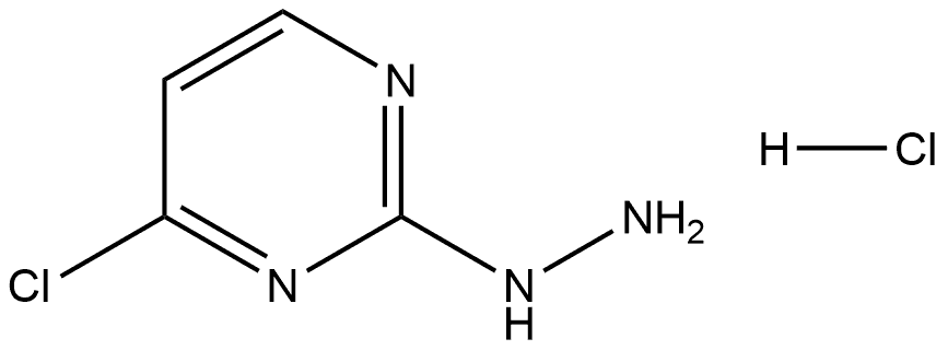 4-氯-2-肼基嘧啶盐酸盐 结构式
