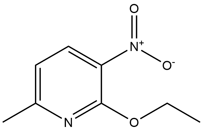 2-ethoxy-6-methyl-3-nitropyridine 结构式