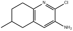 2-氯-6-甲基-5,6,7,8-四氢喹啉-3-胺 结构式