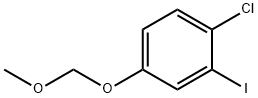 1-Chloro-2-iodo-4-(methoxymethoxy)benzene 结构式