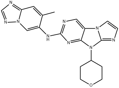 化合物 DNA-PK-IN-3 结构式