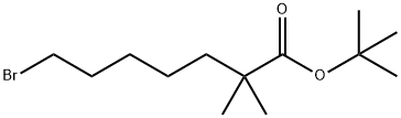 7-溴-2,2-二甲基庚酸叔丁酯 结构式