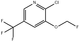 2-氯-3-(氟甲氧基)-5-(三氟甲基)吡啶 结构式