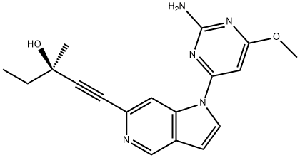 化合物 (R)-TTBK1-IN-1 结构式