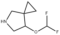 7-(二氟甲氧基)-5-氮杂螺[2.4]庚烷 结构式