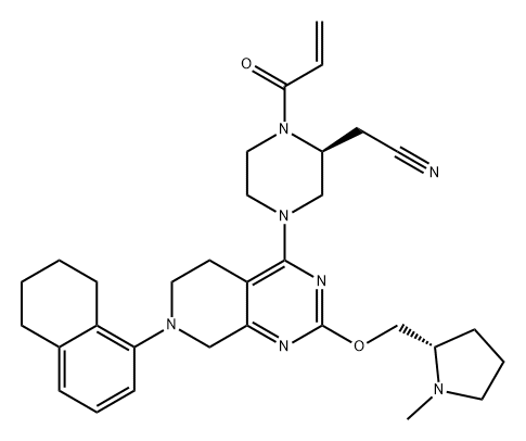 化合物 KRAS G12C INHIBITOR 22 结构式