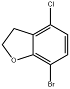 7-溴-4-氯-2,3-二氢苯并呋喃 结构式