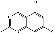 5,7-二氯-2-甲基喹唑啉 结构式
