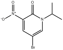 5-溴-1-异丙基-3-硝基吡啶-2(1H)-酮 结构式