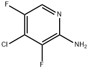 4-氯-3,5-二氟吡啶-2-胺 结构式