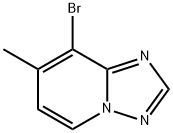 8-溴-7-甲基-[1,2,4]三唑并[1,5-A]吡啶 结构式