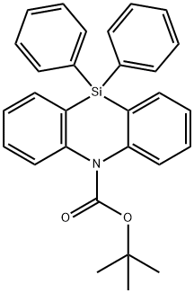 5(10H)-Phenazasilinecarboxylic acid, 10,10-diphenyl-, 1,1-dimethylethyl ester 结构式