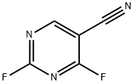 2,4-二氟嘧啶-5-腈 结构式