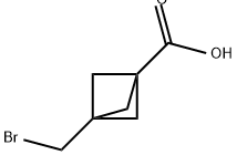 3-(溴甲基)双环[1.1.1]戊烷-1-羧酸 结构式