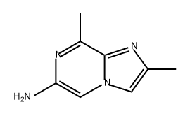 2,8-二甲基咪唑并[1,2-A]吡嗪-6-胺 结构式