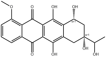 盐酸柔红霉素杂质8 结构式