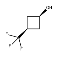 CIS-3-(三氟甲基)环丁醇 结构式
