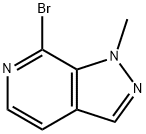 7-溴-1-甲基-1H-吡唑并[3,4-C]吡啶 结构式