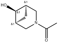 REL-1-(6-羟基-3-氮杂双环[3.1.1]庚-3-基)乙-1-酮 结构式