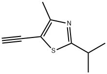 5-乙炔基-4-甲基-2-(1-甲基乙基)噻唑 结构式