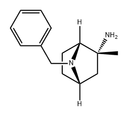 (1R,2R,4S)-7-苄基-2-甲基-7-氮杂双环[2.2.1]庚烷-2-胺 结构式
