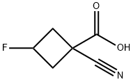 1-氰基-3-氟环丁烷羧酸 结构式