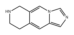 6,7,8,9-四氢-[1,2,4]三唑并[4,3-B][2,7]萘啶 结构式