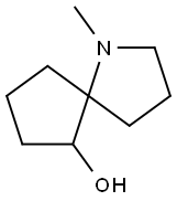 1-甲基-1-氮杂螺[4.4]壬烷-6-醇 结构式