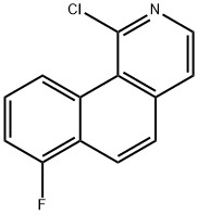 1-氯-7-氟苯并[H]异喹啉 结构式