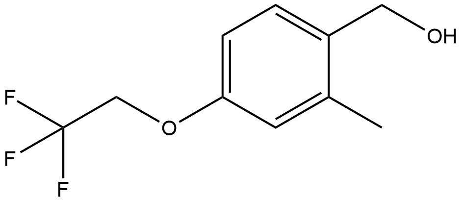 2-Methyl-4-(2,2,2-trifluoroethoxy)benzenemethanol 结构式