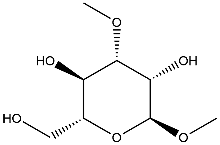 α-D-Mannopyranoside, methyl 3-O-methyl- 结构式