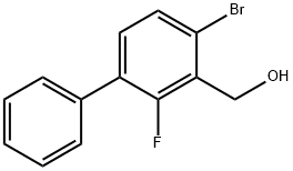 (4-Bromo-2-fluoro-[1,1'-biphenyl]-3-yl)methanol 结构式