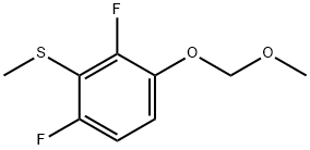 (2,6-Difluoro-3-(methoxymethoxy)phenyl)(methyl)sulfane 结构式