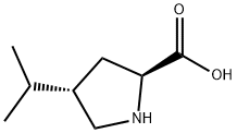 (4S)-4-(1-甲基乙基)-L-脯氨酸 结构式