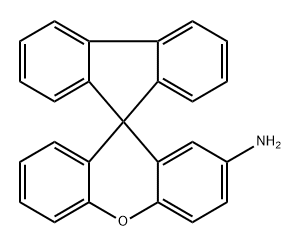 spiro[fluorene-9,9'-xanthen]-2'-amine 结构式