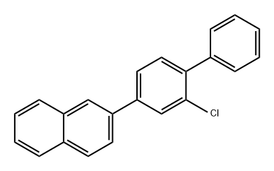 2-(2-氯-[1,1'-联苯]-4-基)萘 结构式