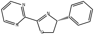 (R)-4-苯基-2-(嘧啶-2-基)-4,5-二氢恶唑 结构式