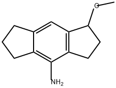1-甲氧基-1,2,3,5,6,7-六氢-S-INDACEN-4-胺 结构式