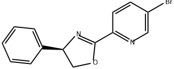 (R)-2-(5-溴吡啶-2-基)-4-苯基-4,5-二氢恶唑 结构式
