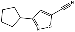 3-环戊基-5-异噁唑腈 结构式