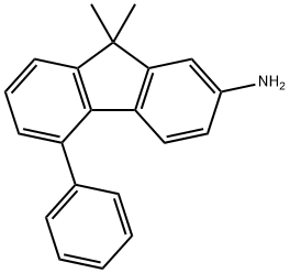 9,9-二甲基-5-苯基-9H-笏-2-胺 结构式