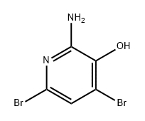 2-氨基-4,6-二溴吡啶-3-醇 结构式