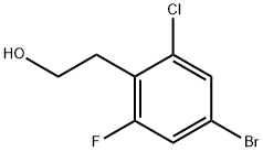 2-(4-溴-2-氯-6-氟苯基)乙烷-1-醇 结构式