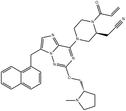 化合物 KRAS G12C INHIBITOR 50 结构式