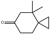 4,4-二甲基螺[2.5]辛烷-6-酮 结构式